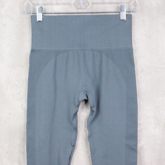 Set Active Leggings Womens Size Medium Gray Blue Sculptflex Seamless Mid-Rise - Picture 2 of 7